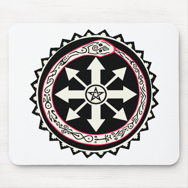 Mousepad Caos com Cobra de Ouroburos (Frente)
