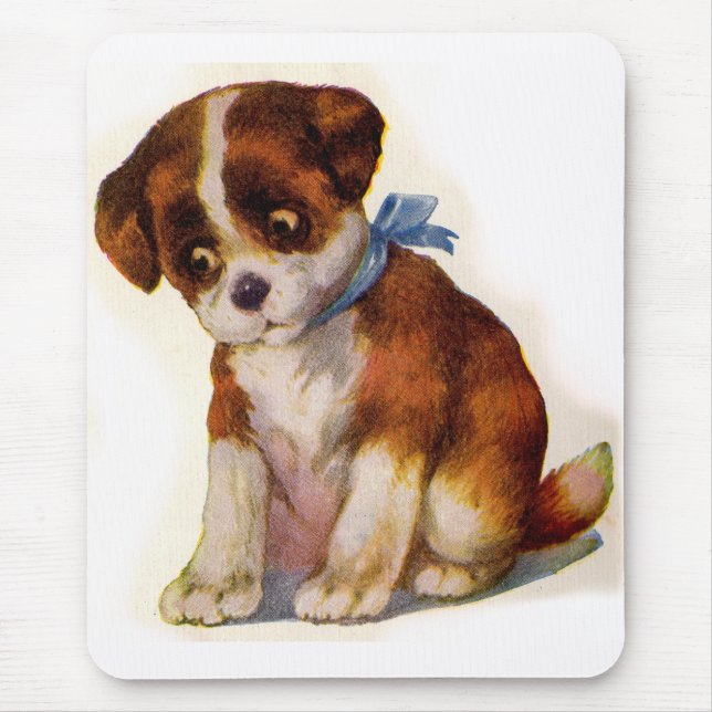 Mousepad Cãozinho adorável dos anos 30 n.º 2 (Frente)