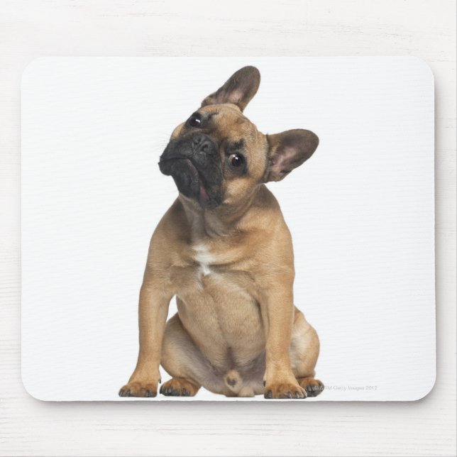 Mousepad Cãozinho Bulldog francês (7 meses de idade) (Frente)