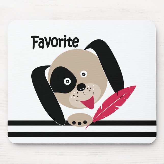 Mousepad Cãozinho favorito (Frente)