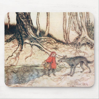 Mousepad Capa de equitação vermelha