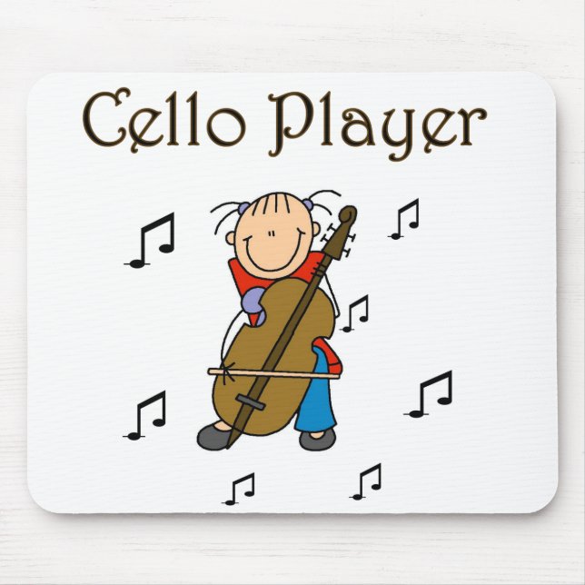 Mousepad Capa de Mouse para Violoncelista (Frente)