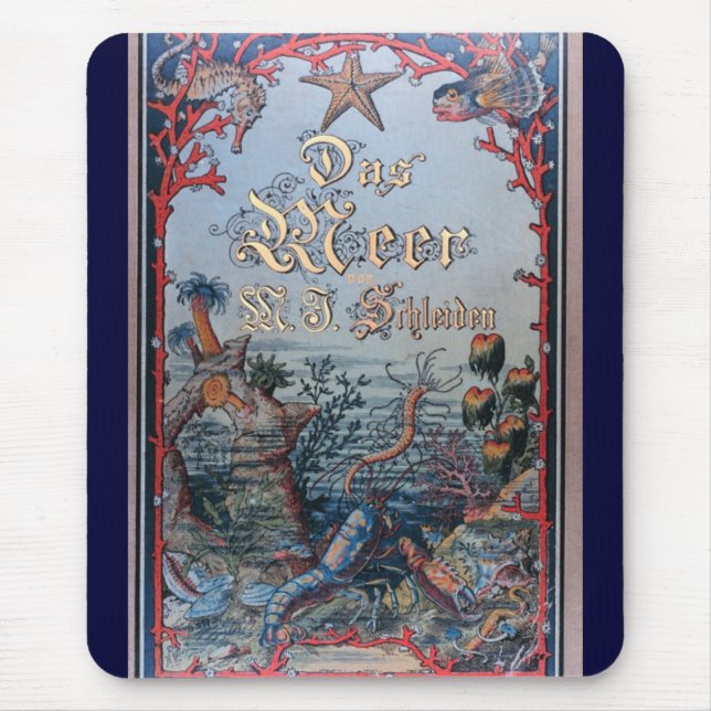 Mousepad Capa do livro náutica do victorian do steampunk do (Frente)