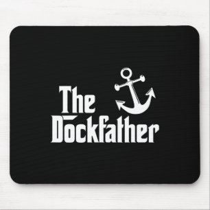 Mousepad Capa Pai do Barco de Pesca do Barco Engraçado do D
