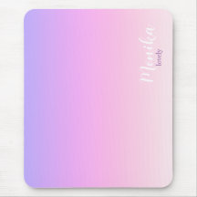 Capa para iPad air com design ombre violeta e rosa