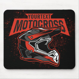 Mousepad Capacete personalizado de motocross-Racing em bici