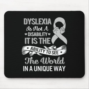 Mousepad Capacidade de conscientização Veja o mundo único s