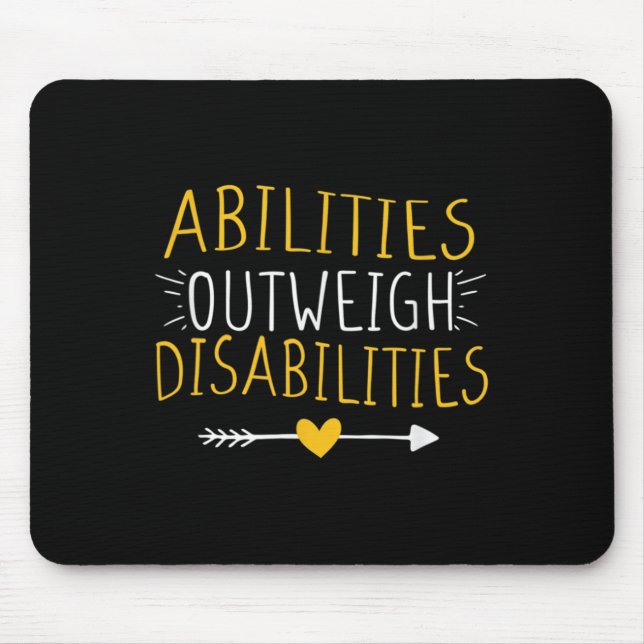 Mousepad Capacidade Pesa Deficiências Autismo Sensibilizaçã (Frente)