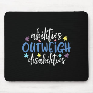 Mousepad Capacidade Supera Deficiências Autismo Sensibiliza