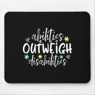 Mousepad Capacidade Supera Deficiências Autismo Sensibiliza