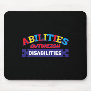 Mousepad Capacidade Supera Deficiências Autismo Sensibiliza