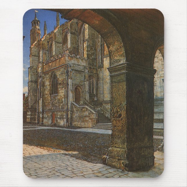 Mousepad Capela do Colégio Eton por Anna Alma Tadema (Frente)