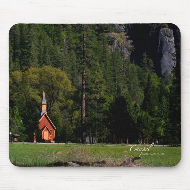 Mousepad Capela em Yosemite (Frente)