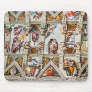 Mousepad Capela Sistina Michelangelo - Vaticano, Roma, Itá