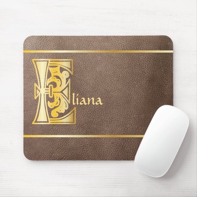 Mousepad Capital Decorativo Botânico Medieval E (Com mouse)