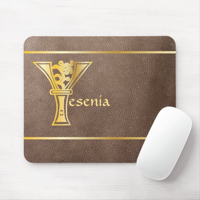 Mousepad Capital Decorativo Botânico Medieval Y (Com mouse)