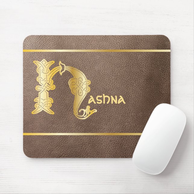 Mousepad Capital Decorativo do Nó Celta do século XVI H (Com mouse)