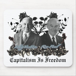 Mousepad Capitalismo / Liberdade (ron paul, Mises) Pasta do