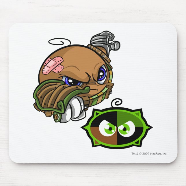 Mousepad Capitão 1 da equipe do lago Kiko (Frente)