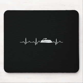 Mousepad Capitão do Barco Pontão Coração Batendo