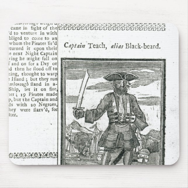 Mousepad Capitão Ensino, aliás barba preta (Frente)