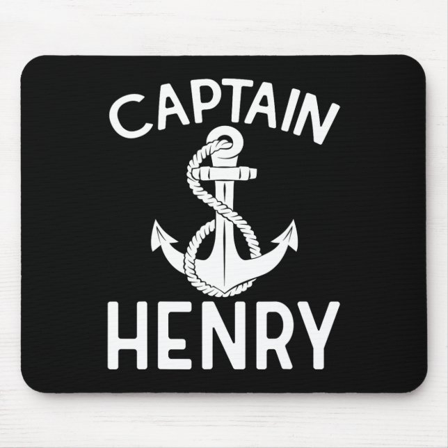 Mousepad Capitão Henry Sailing Navio Barco Yacht (Frente)