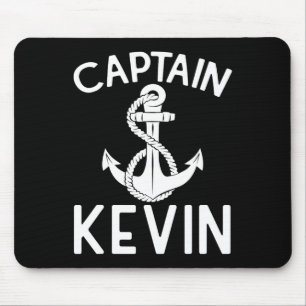 Mousepad Capitão Kevin Boat Anchor Barco Navio Yacht