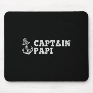 Mousepad Capitão Papi Navegação Náutica Âncora de Barco Ant