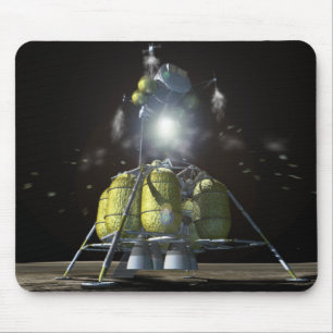 Mousepad Capitulação do artista de uma nave espacial nova