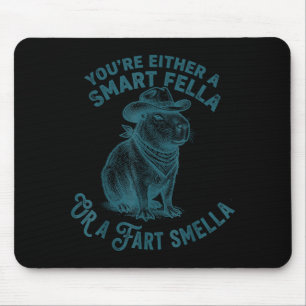 Mousepad Capivara Cara Inteligente Peido Fedorento Humor de