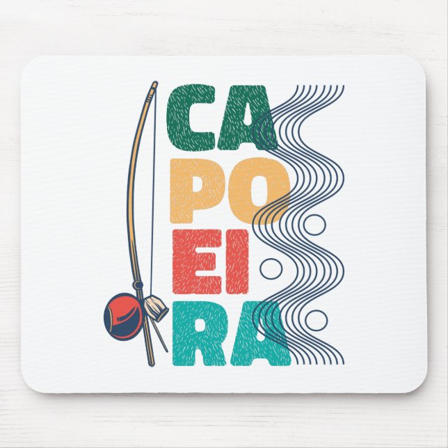 Mousepad Capoeira - Arte Marcial Brasileira (Frente)