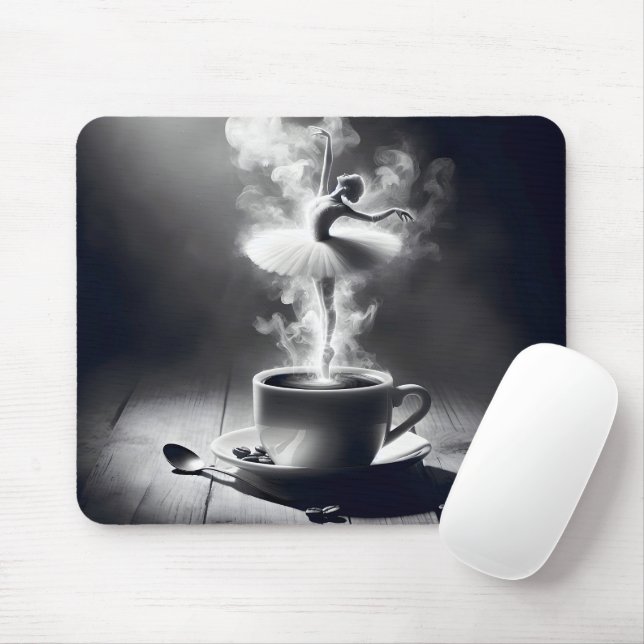 Mousepad Cappuccino Ballerina Dancer (Com mouse)