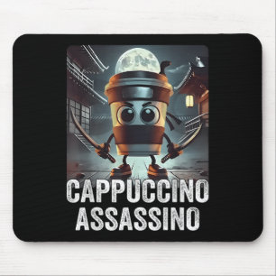Mousepad Cappuccino Ino, Memória Do Brainrot Italiano, Espr