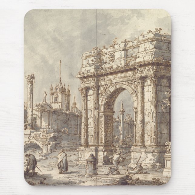 Mousepad Capriccio com um Arco do Triunfo Romano (Frente)