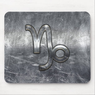 Mousepad Capricorn Zodiac Symbol Industrial Style