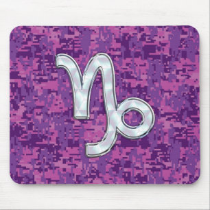 Mousepad Capricórnio - Símbolo Zodíaco - Camuflagem Digi