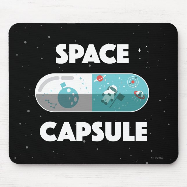 Mousepad Cápsula de espaço (Frente)
