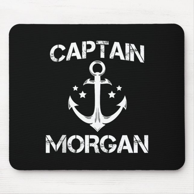 Mousepad Captain Morgan Funny Birthday Ised Surname Clan Gi (Frente)