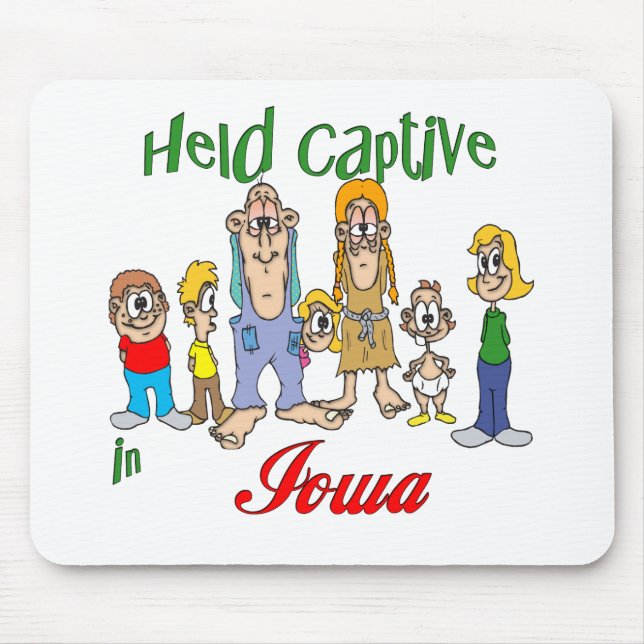 Mousepad Captivo detido em Iowa (Frente)