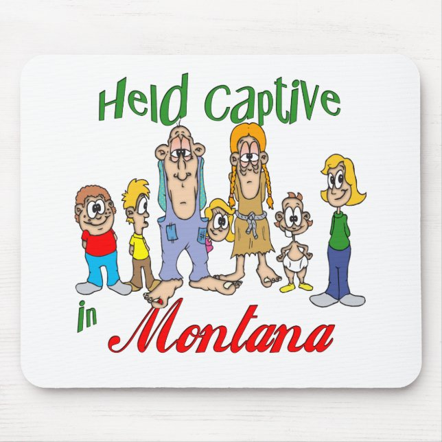 Mousepad Captivo detido em Montana (Frente)