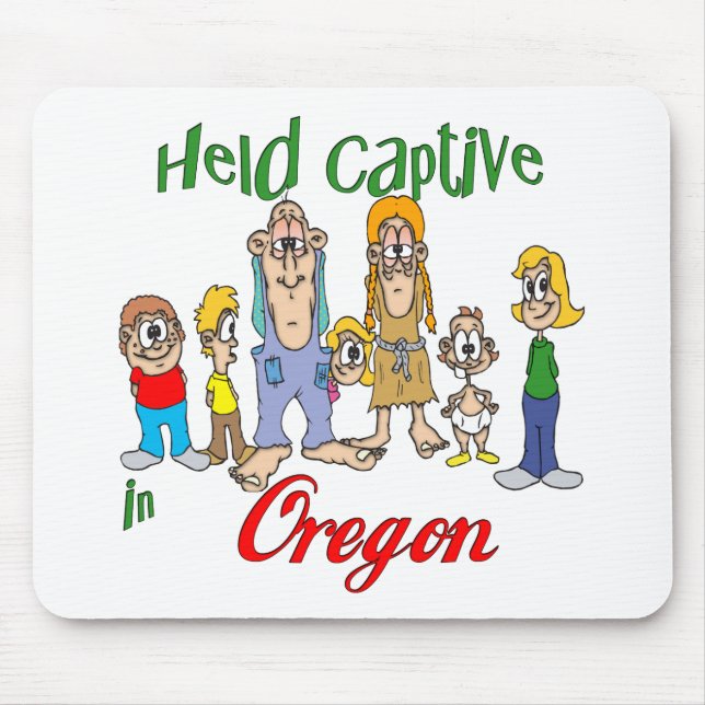 Mousepad Captivo detido em Oregon (Frente)
