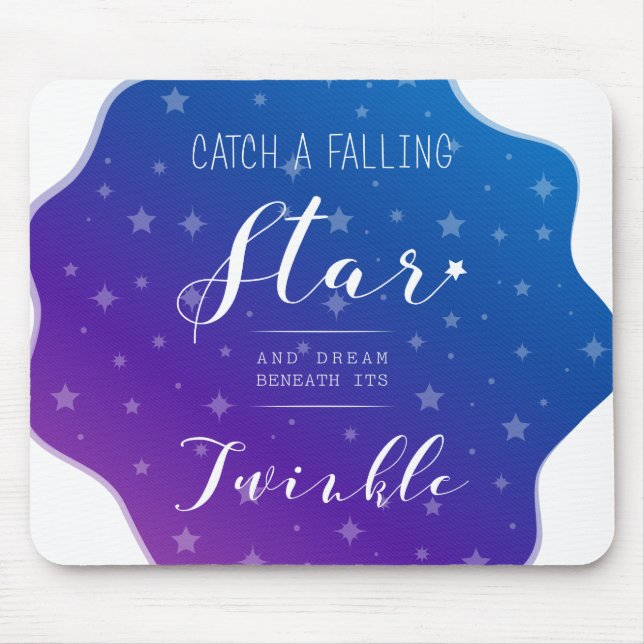 Mousepad Capturar uma estrela em queda (Frente)