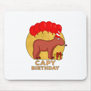 Mousepad Capy Birthday