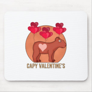 Mousepad Capy Dia de os namorados