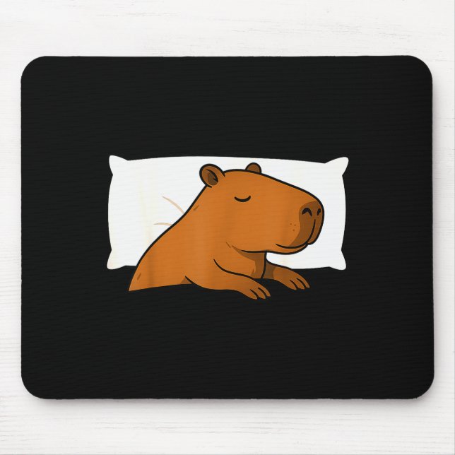 Mousepad Capybara Favorite Sleepshirt Sleeng Pajamas Boys G (Frente)