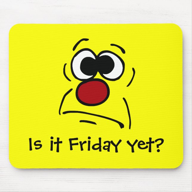 Mousepad Cara azarado Grumpey (Frente)