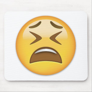 Mousepad Cara cansado Emoji