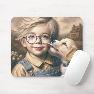 Mousepad Cara de Garotinho Cachorro