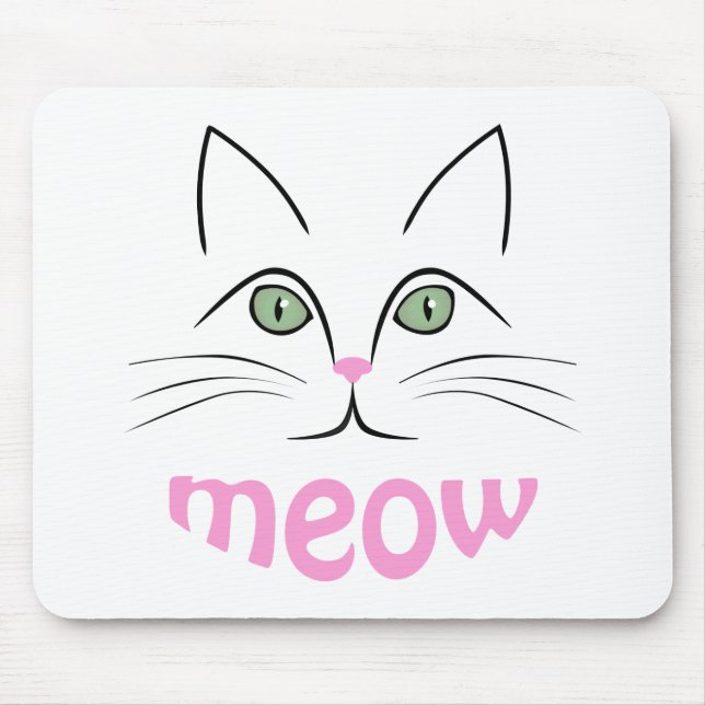 Mousepad Cara de gato (Frente)