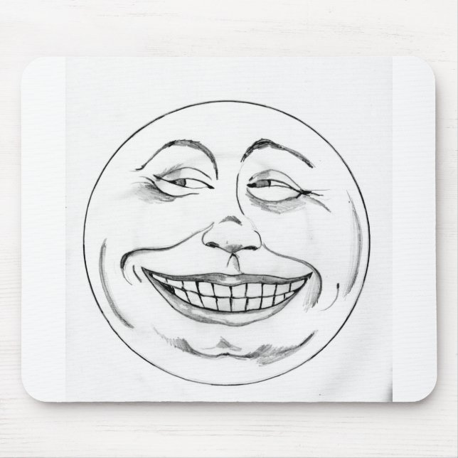 Mousepad Cara de lua (Frente)